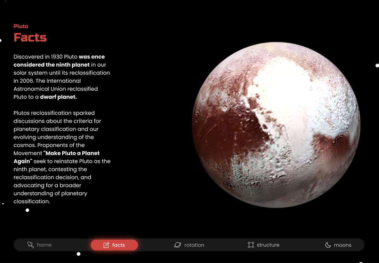 Neptune and Pluto Exhibit